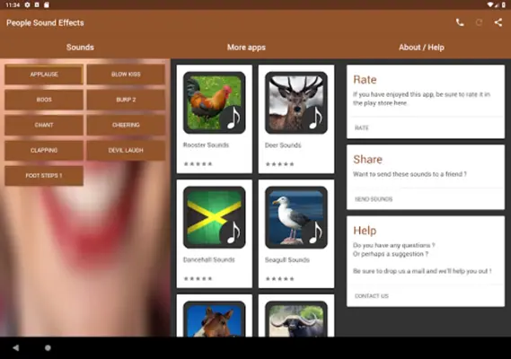 People Sound Effects android App screenshot 3