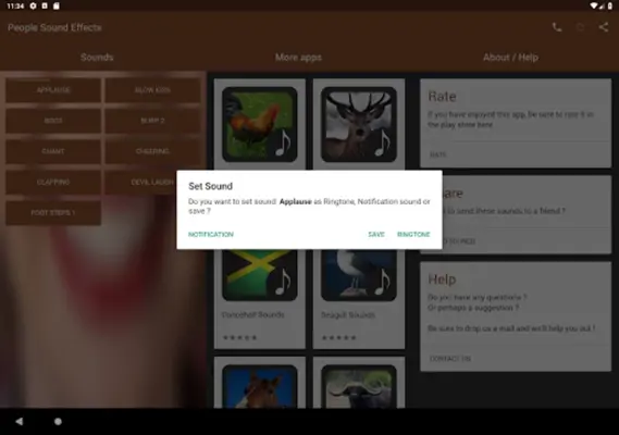People Sound Effects android App screenshot 4