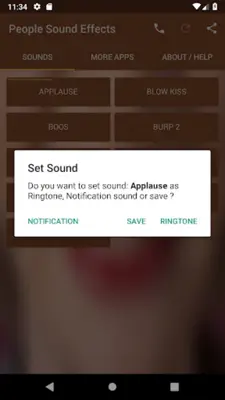 People Sound Effects android App screenshot 7