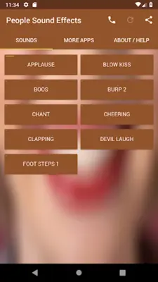 People Sound Effects android App screenshot 8